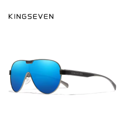 KINGSEVEN Zonnebril 7762 - Donkerblauw - Heren - Vrouwen - Gepolariseerd - UV400 - Piloot