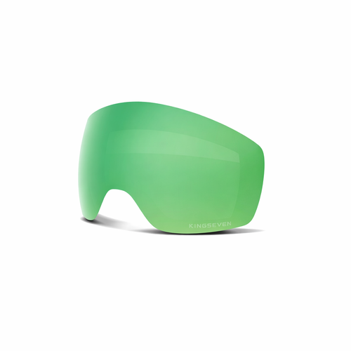 Groene Skibril Lens – Spiegelend – UV400 – Geschikt voor Kingseven Skibrillen