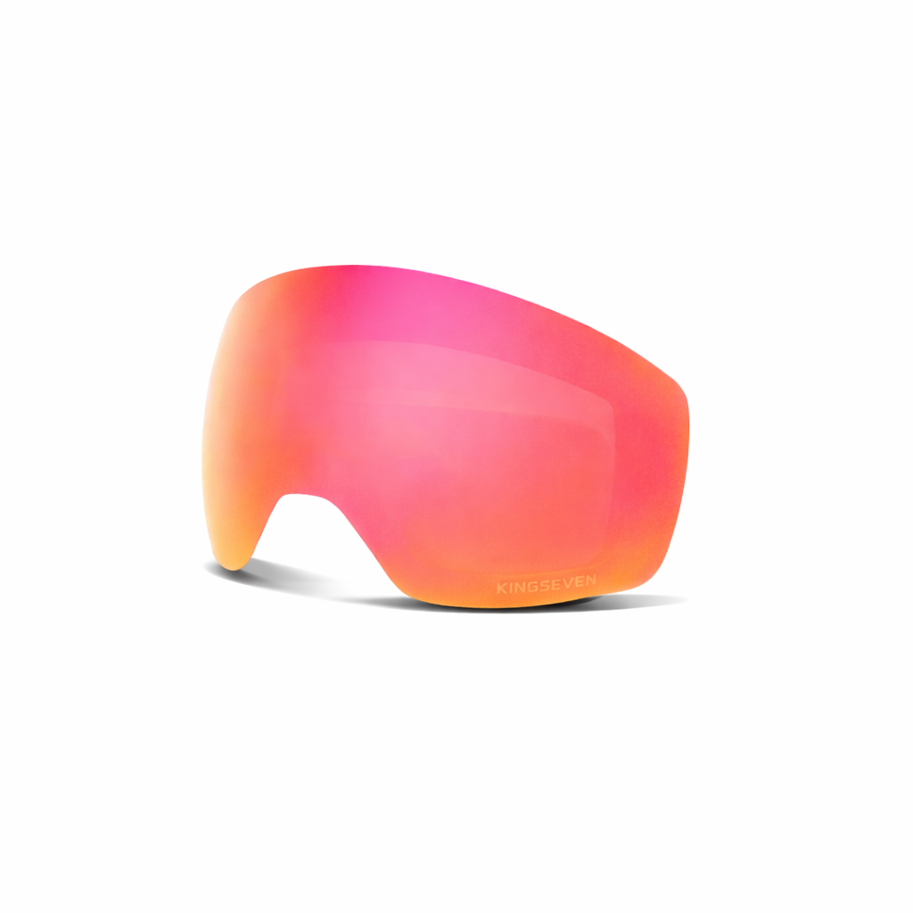 Magenta Skibril Lens – Spiegelend – UV400 – Geschikt voor Kingseven Skibrillen