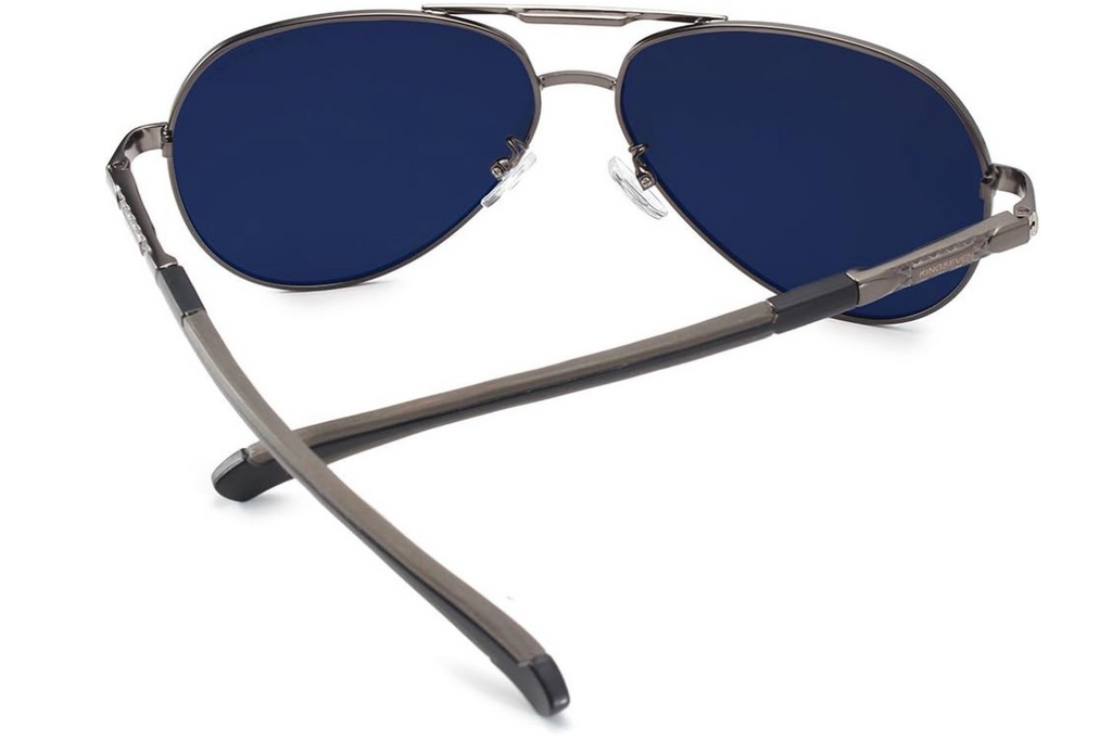 KingSeven Bluestar - Zonnebril Heren - Pilotenbril met UV400 en polarisatie filter - Z68
