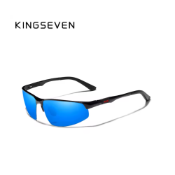KINGSEVEN Zonnebril 9121 - Donkerblauw - Heren - Vrouwen - Gepolariseerd - UV400 - Sportief