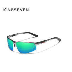 KINGSEVEN Zonnebril 9121 - Donkergroen - Heren - Vrouwen - Gepolariseerd - UV400 - Sportief