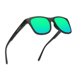 KINGSEVEN Zonnebril 745 - Zwart-Groen - Heren - Vrouwen - Gepolariseerd - UV400 - Sportief