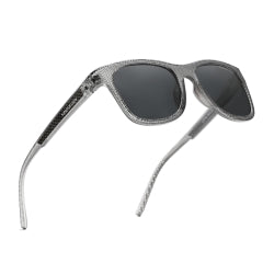 KINGSEVEN Zonnebril 745 - Transparant-Zwart - Heren - Vrouwen - Gepolariseerd - UV400 - Sportief