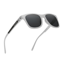 KINGSEVEN Zonnebril 745 - Wit-Zwart - Heren - Vrouwen - Gepolariseerd - UV400 - Sportief