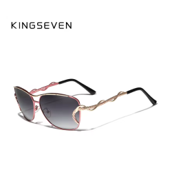 KINGSEVEN Zonnebril 7010 - Roze - Dames - Gepolariseerd - UV400 - Vlinder